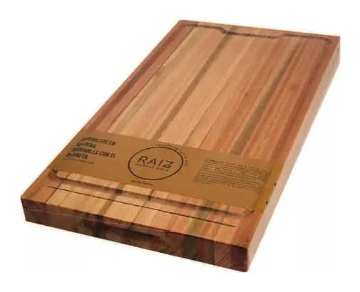 Tabla de madera para asado